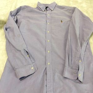 Light Purple Ralph Lauren Button Down Large